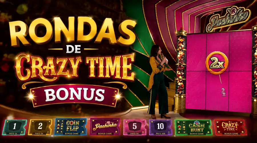 Rondas de Crazy Time Bonus